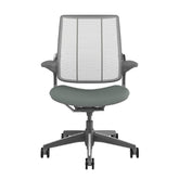 Humanscale Smart Chair, Adjustable Arms, Lotus Shale, Dark Gray Frame
